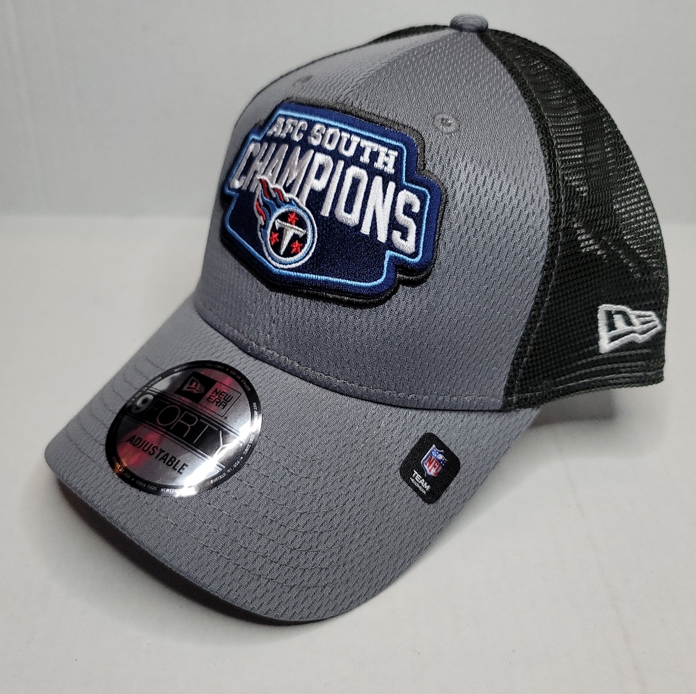 Tennessee Titans New Era 9FORTY AFC South Champions Adjustable NFL Team Hat Cap